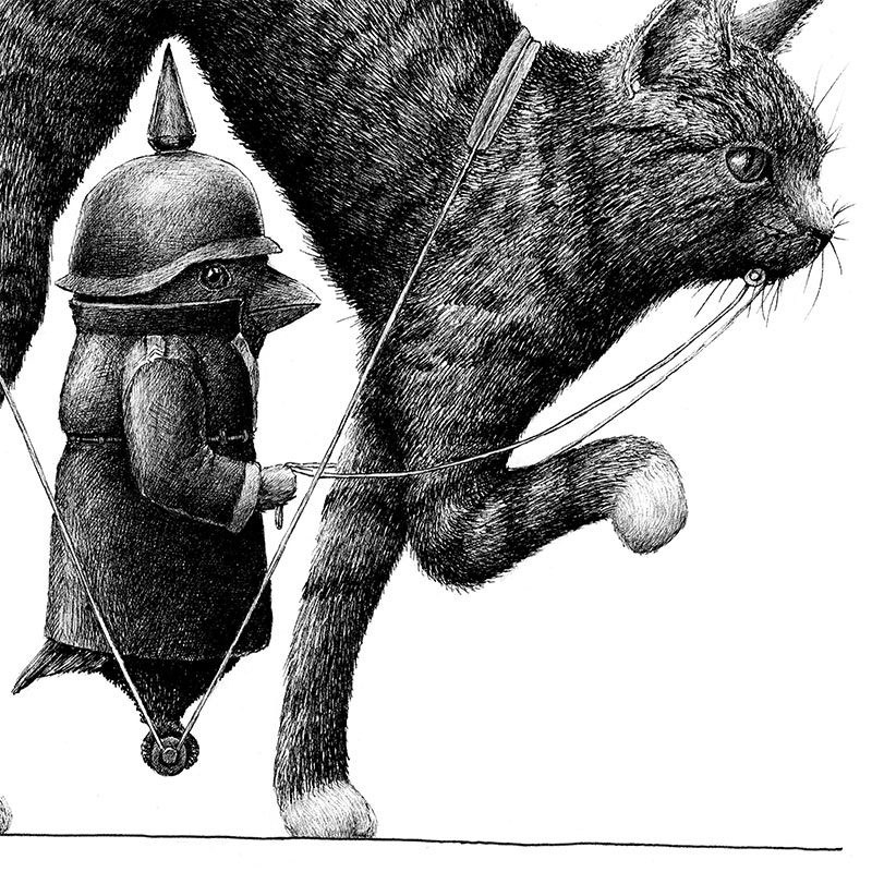Redmer Hoekstra - Tippietoe Cat (Detail 2)