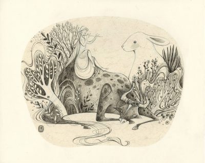 Alina Chau - Buffalo and Rabbit