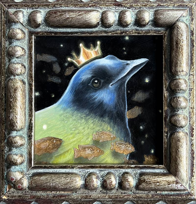 Andrea Sipl - Blue King (Framed - Detail)