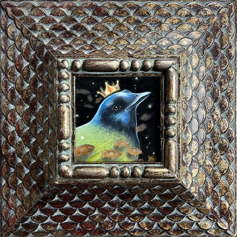Andrea Sipl - Blue King (Framed)