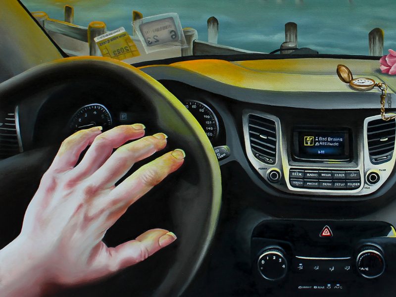 Vanessa Powers - The Contemplation of Sisyphus (with Dashboard Vanitas) - Detail 3