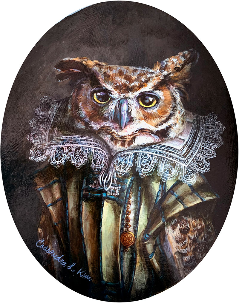 Cassandra Kim - Portrait of an Owl