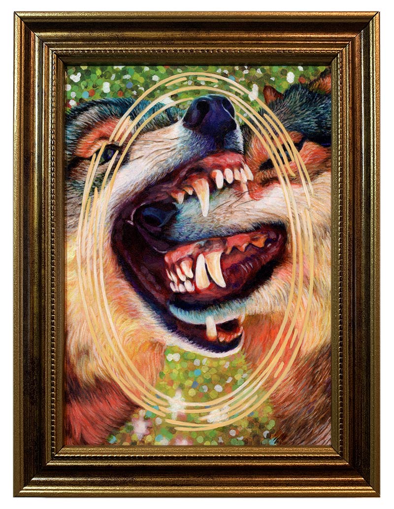 Johannah O'Donnell - Fangs Out (Framed)