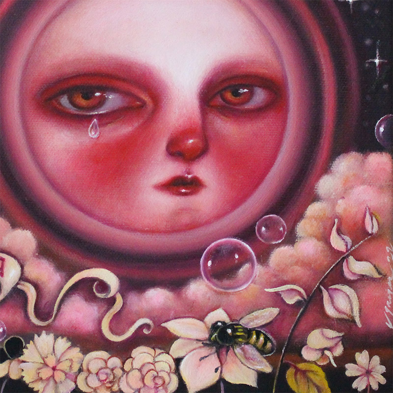 Veronica Jaeger - Pink Moon (Detail 2)