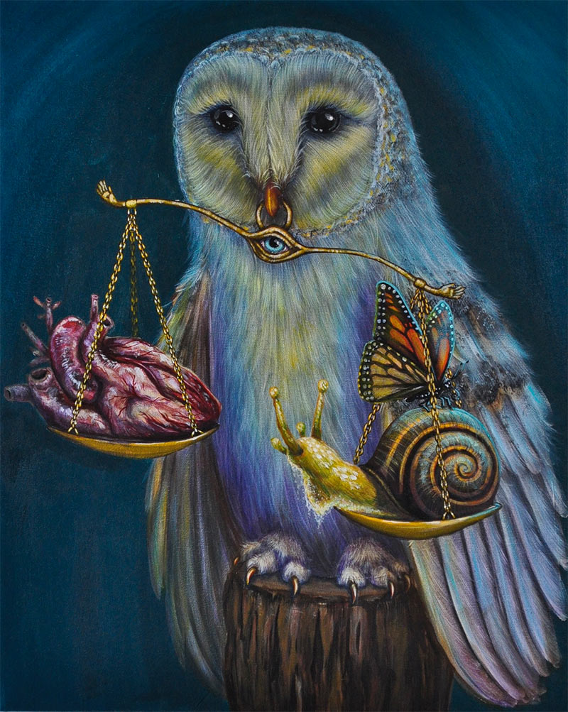 Drew Mosely - Final Test (Owl with Scales)