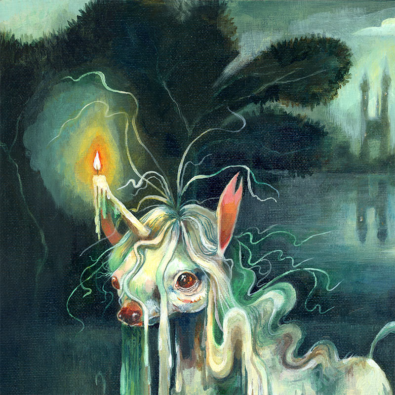 Eva Toorenent - The Candle Wax Unicorn (Detail 1)