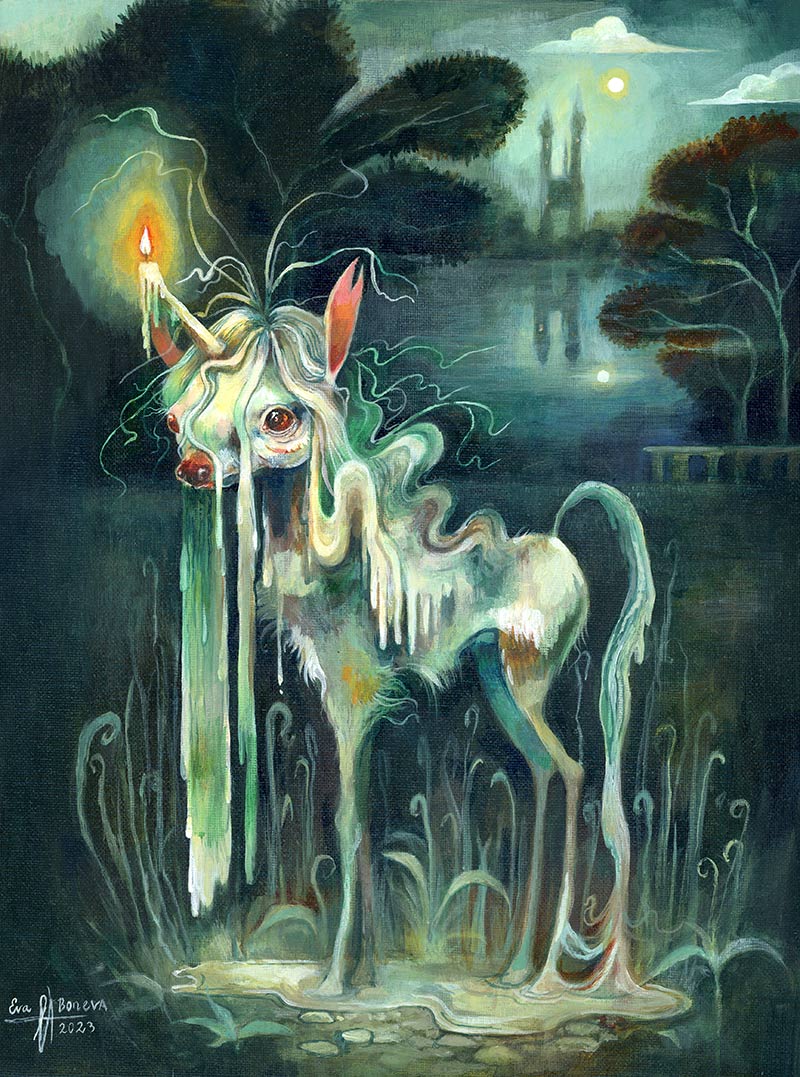Eva Toorenent - The Candle Wax Unicorn