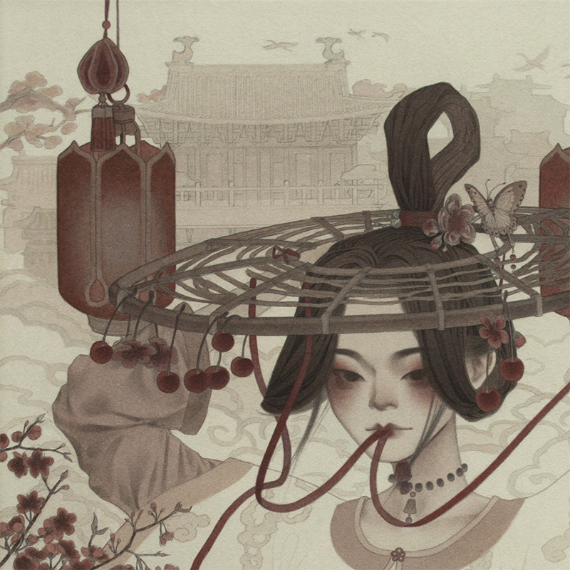 Lihao Lu - Cherry in the Sky Palace (Detail 1)