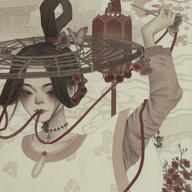 Lihao Lu - Cherry in the Sky Palace (Detail 2)