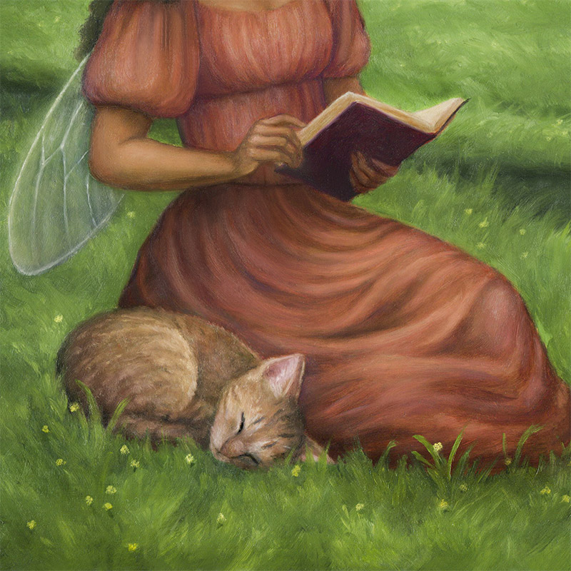 Lindsey Martin Gardner - Spring in the Meadow (Detail 2)