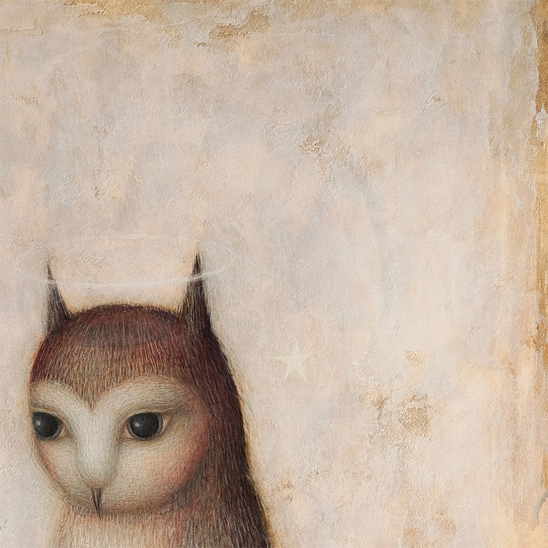 Paul Barnes - Owl Angel (Detail 1)