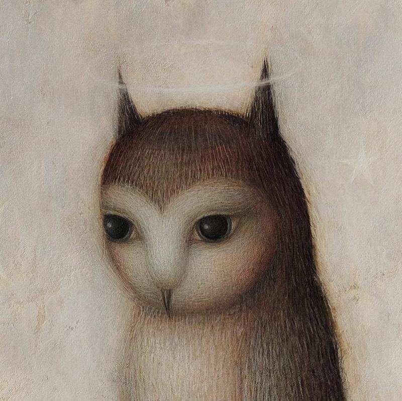 Paul Barnes - Owl Angel (Detail 3)