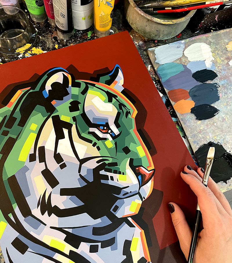 The Obanoth - Green Tiger (Process)