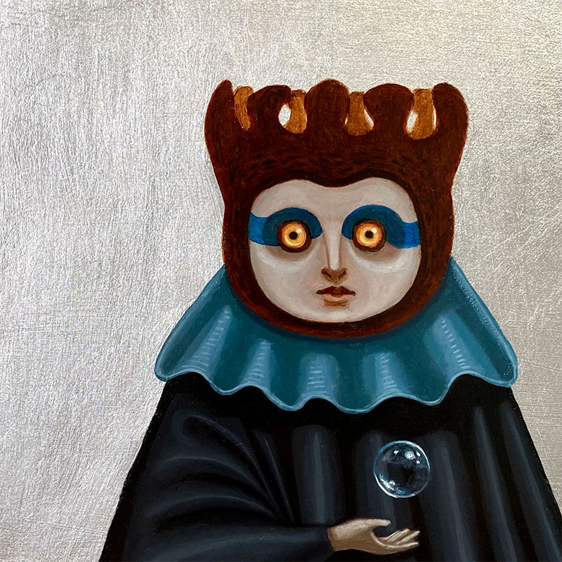 Fran De Anda - Owl Child (Detail 1)