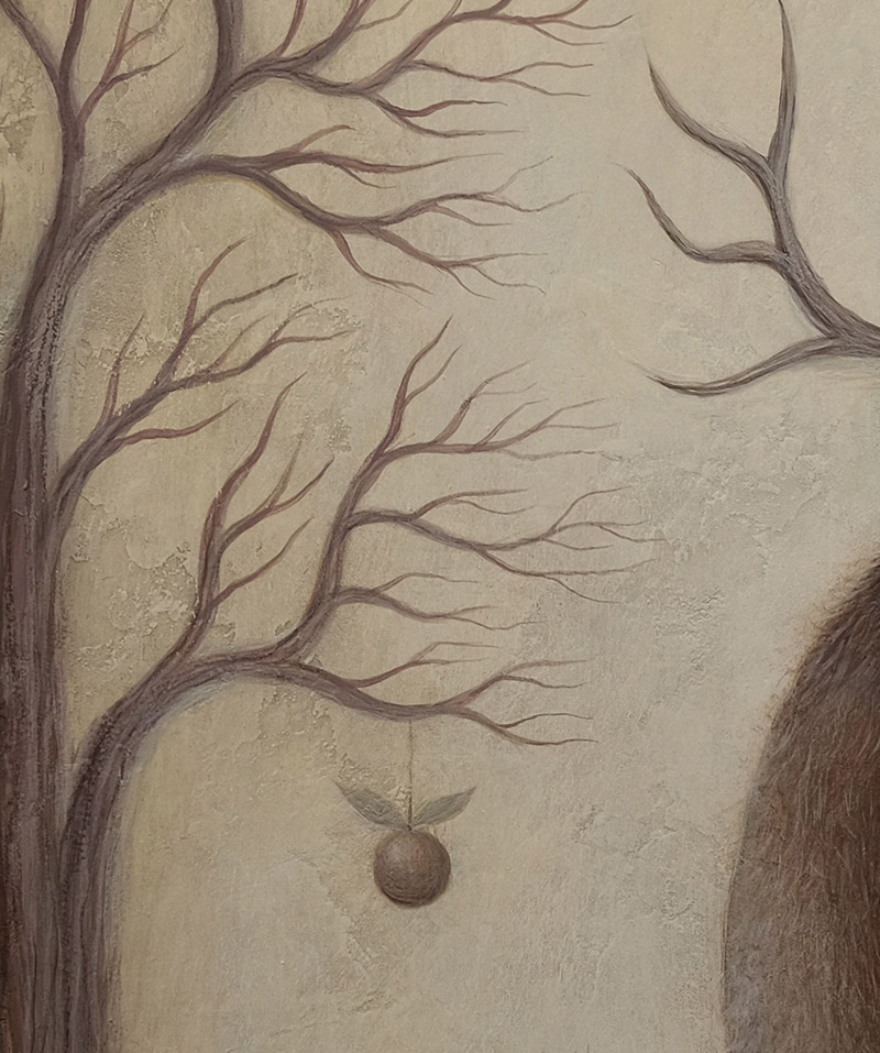 Paul Barnes - The Stag and Bird (Detail 4)