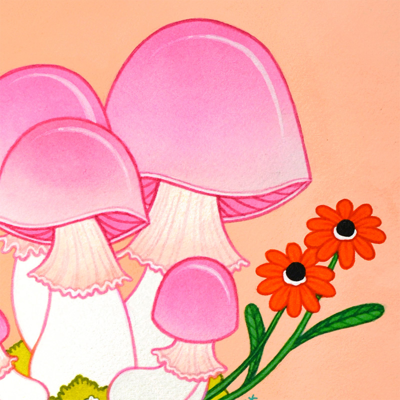 Shannon Knight - Mushrooms II (Spring) - Detail 1