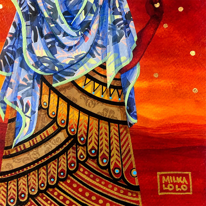 Milka Lolo - Cenizas de Otono (Detail 2)
