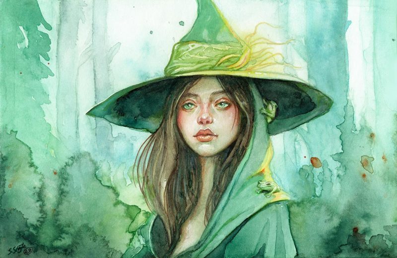 Sylvia Strijk - Green Witch