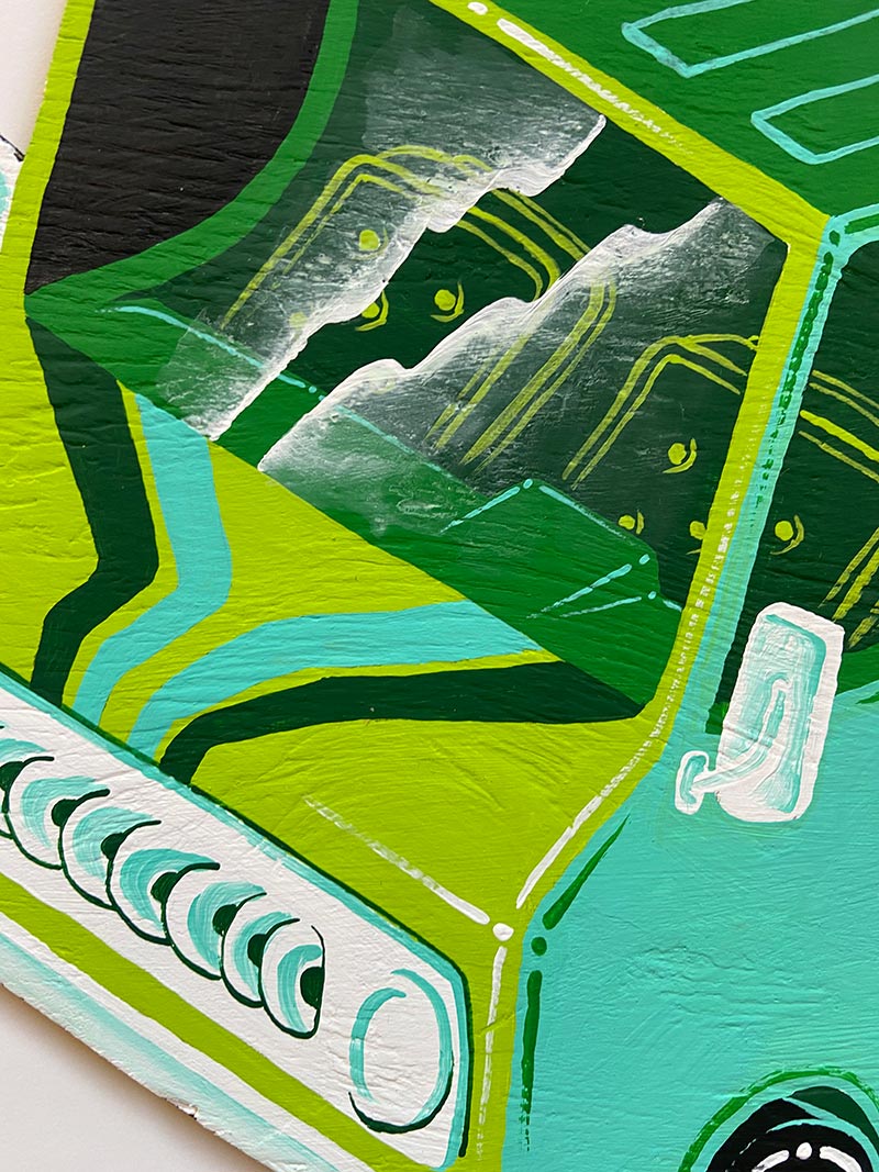 Tripper Dungan - Green Machine (Detail 3)