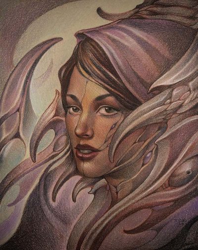 Terry Ribera - Woman in Lilac
