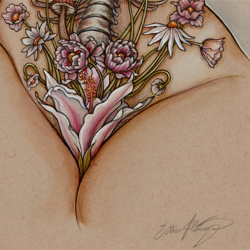 Mary Esther Munoz - I Will Grow From This (Detail 2)