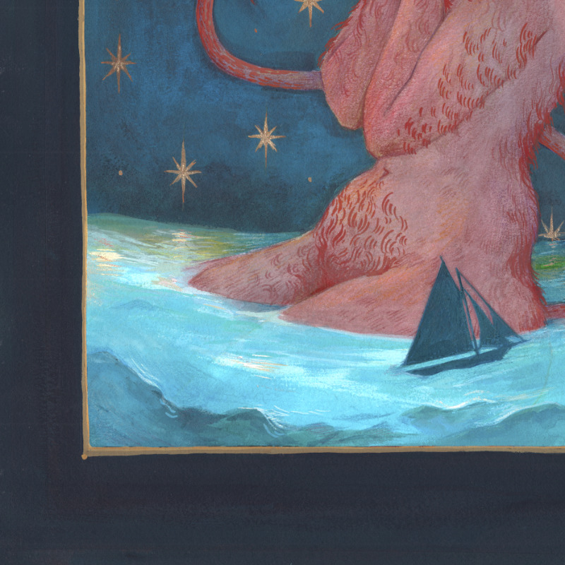 Bronwyn Schuster - The Devil and the Deep Blue Sea (Detail 2)