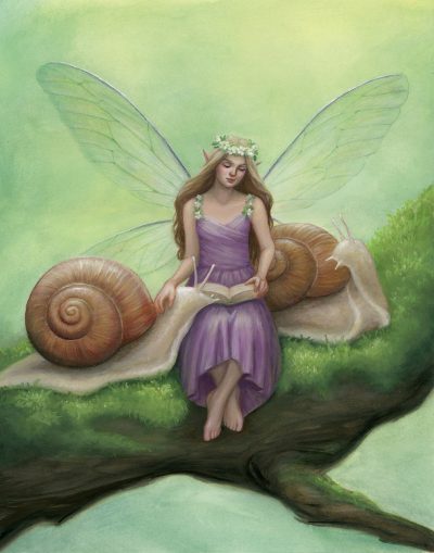 Lindsey Martin Gardner - Fairy with Snails