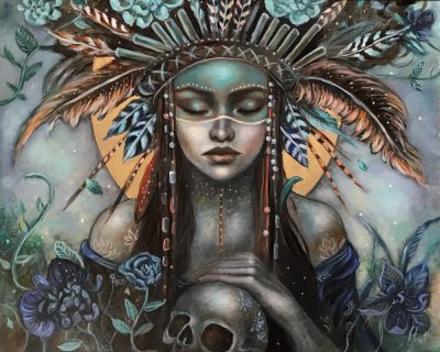 Ingrid Tusell - Mictecacihuatl (Diosa del Inframundo Azteca)