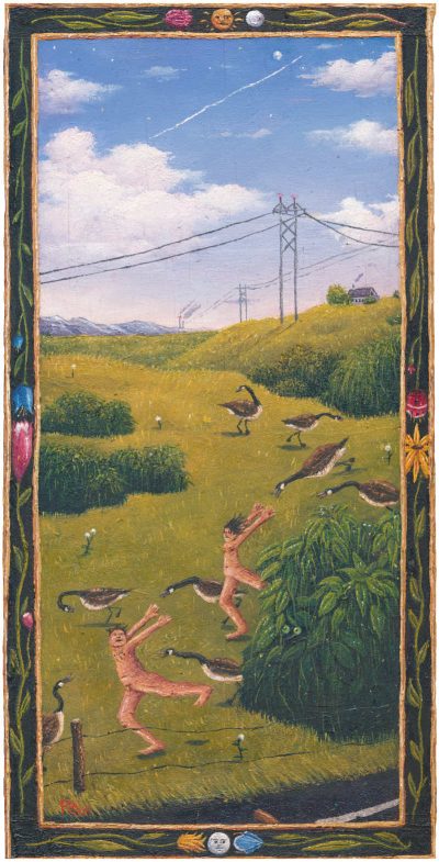 John Rego - Mans' Banishment from the Garden of Eden
