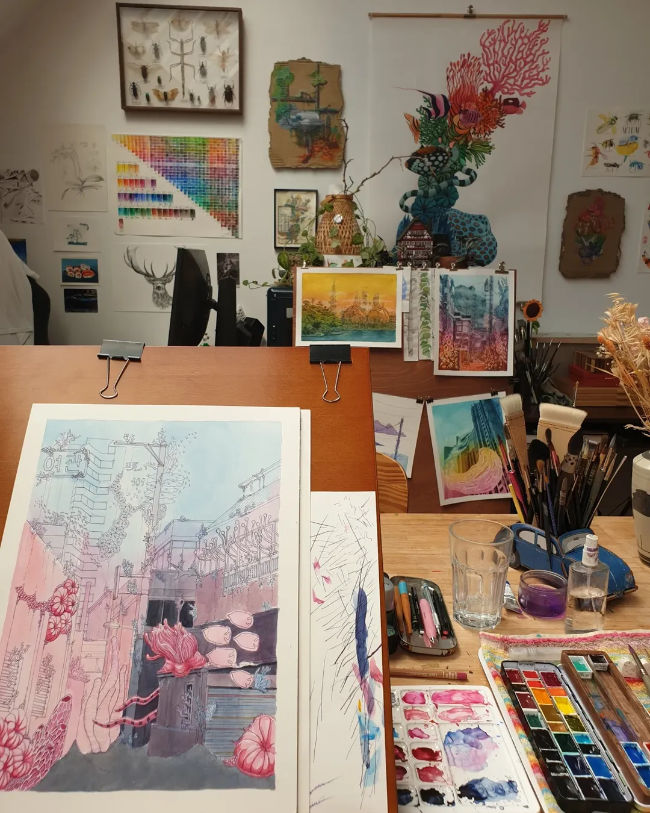 Stephanie Kilgast - Unfamiliar Paths - WIP